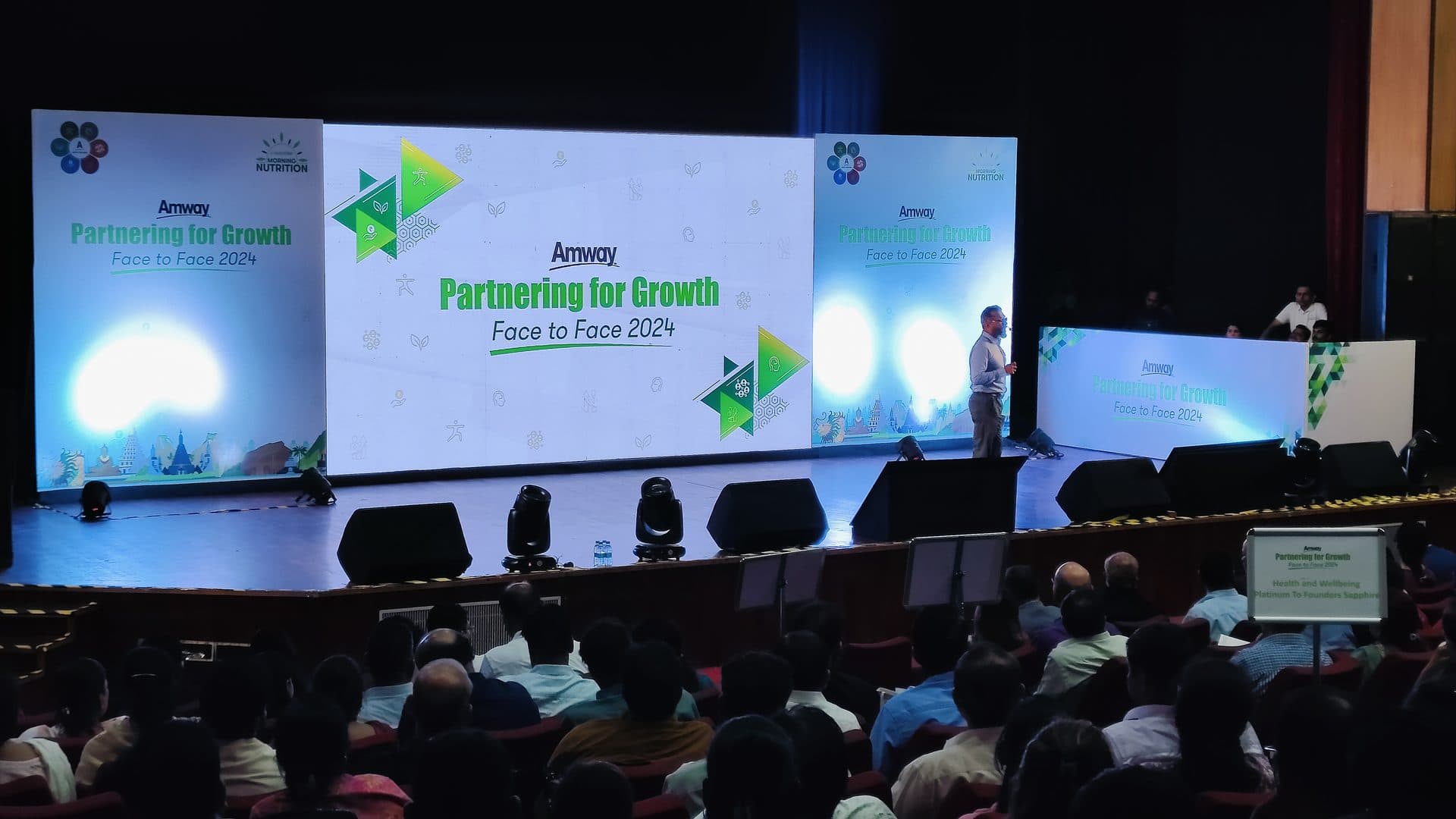 Amway Partnering for Growth: Face to Face 2024 conference stage