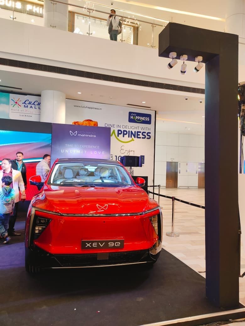 Mall atrium car unveiling brand activation