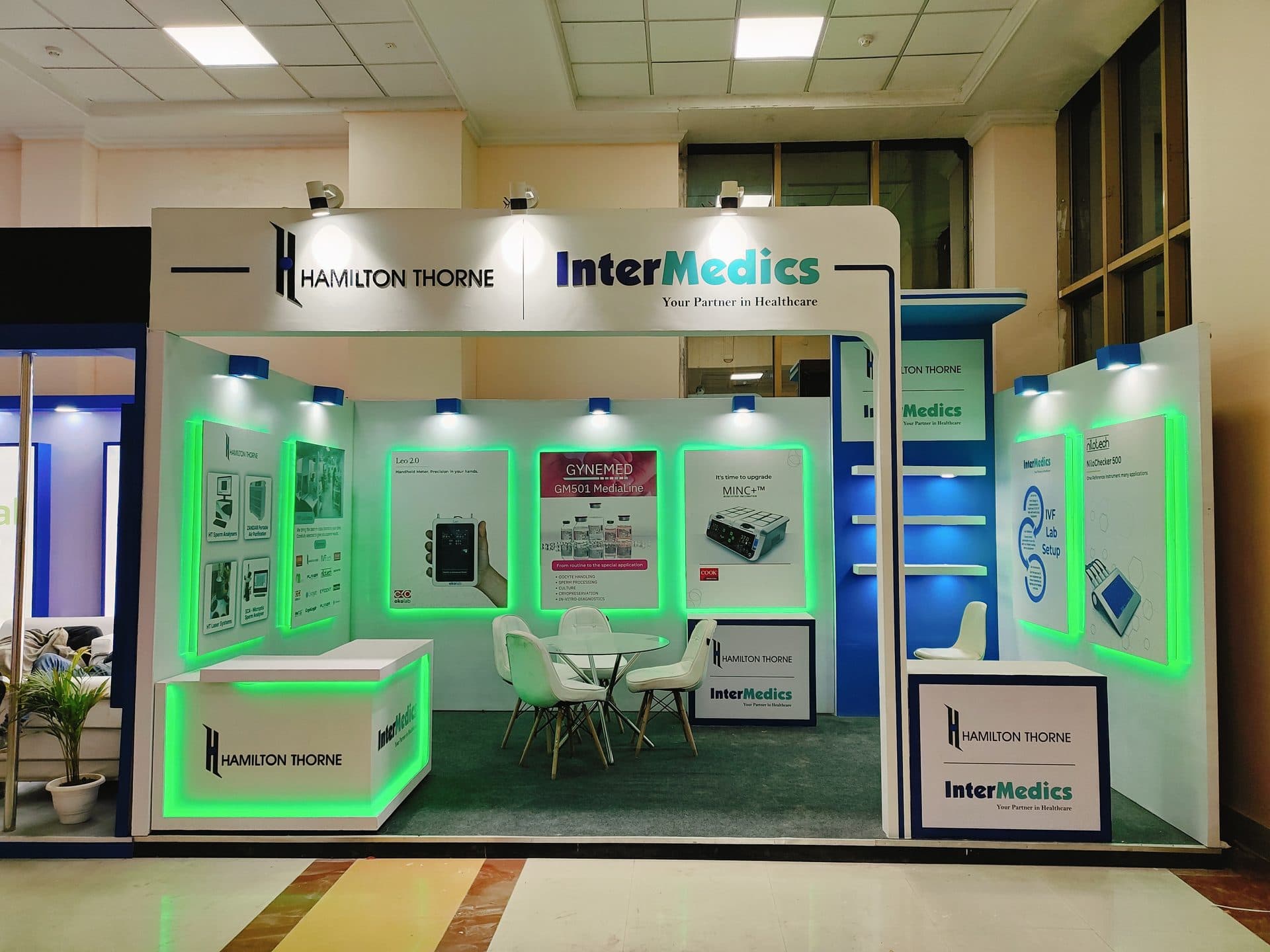 Trivani diagnostics exhibition stall